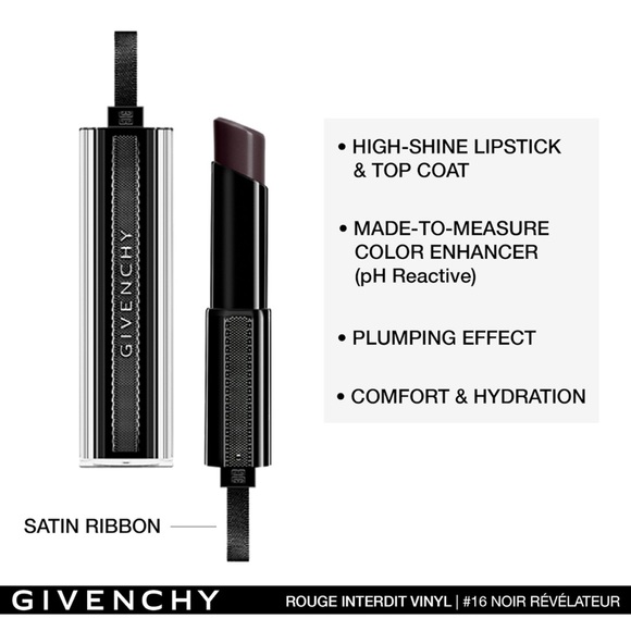 Brand New GIVENCHY Rouge Interdit Vinyl Lipstick - Picture 3 of 11